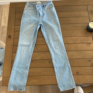 Abercrombie & Fitch The 90’s Slim Straight Ultra High Rise 28 LONG